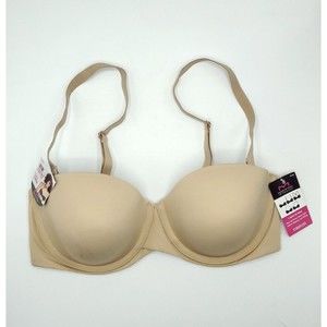 Maidenform Self Expressions Women's Stay Put Detachable Bra SE6990 Beige 36D